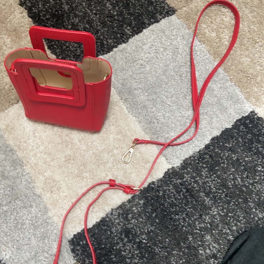 red mini purse